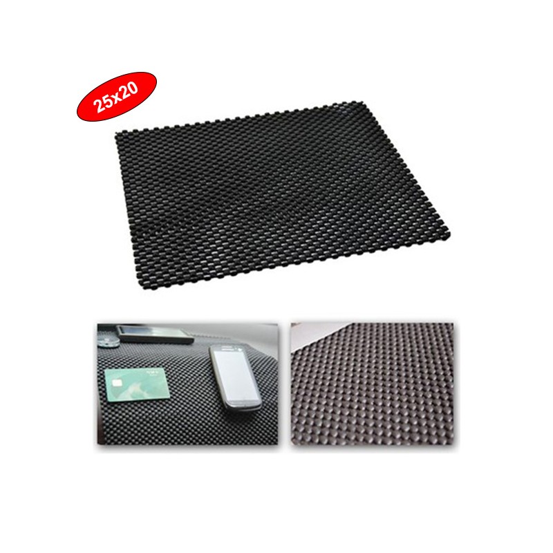 KAYDIRMAZ PED TORPİDO ÜSTÜ 25X20CM SİYAH ERNKP YERLİ