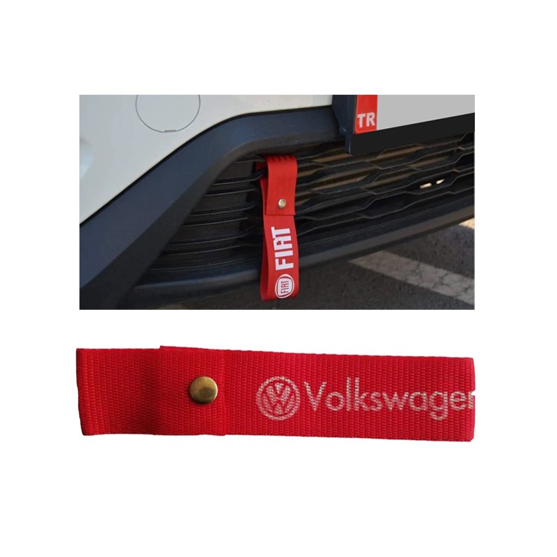 TAMPON ÇEKİ İPİ DİL VOLKSWAGEN KIRMIZI KUMAŞ AC021 70K AC021-70K YERLİ