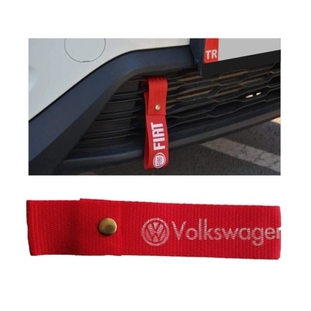 TAMPON ÇEKİ İPİ DİL VOLKSWAGEN KIRMIZI KUMAŞ AC021 70K AC021-70K YERLİ