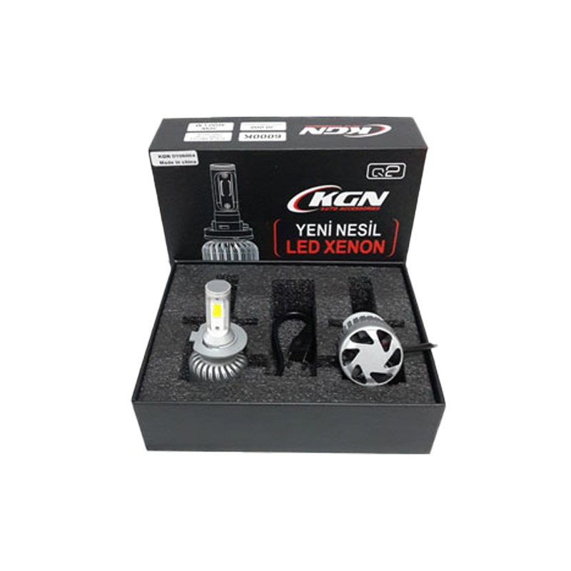 XENON LED TURBO SİLVER H7 6000K FANLI 1.KLT 0106004 KGN