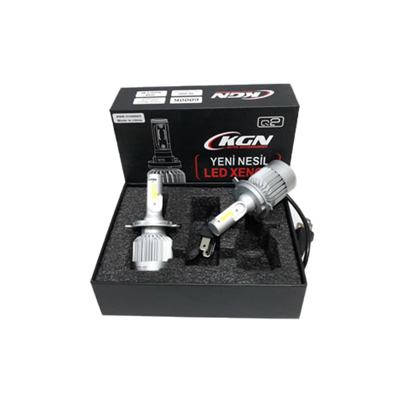 XENON LED TURBO SİLVER H4 6000K FANLI 1.KLT 0106003 KGN