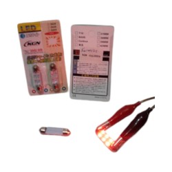 AMPÜL SOFİT LED 12V T39 6 LED KIRMIZI 4503004 KGN