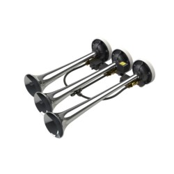KORNA HAVALI 3 BORULU ARAP 12V NİKELAJLI 1 MELODİ-1 DÜZ 0601012 KGN
