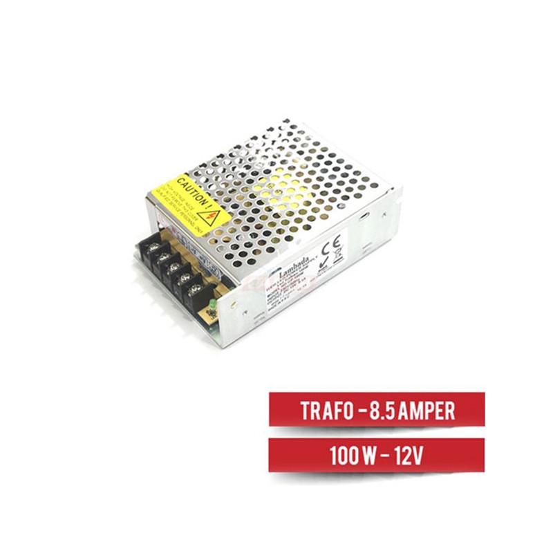 ADAPTÖR TRAFO 8.5 AMPER 100W 220 DEN 12V 4330195 CARUB