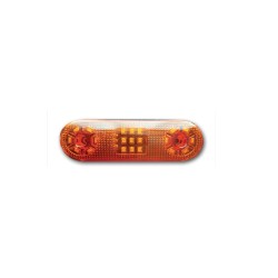 LEDLİ LAMBA UNİVERSAL 18 LED SİNYALLİ SARI 12-24V 115X40MM FT 316S FT-