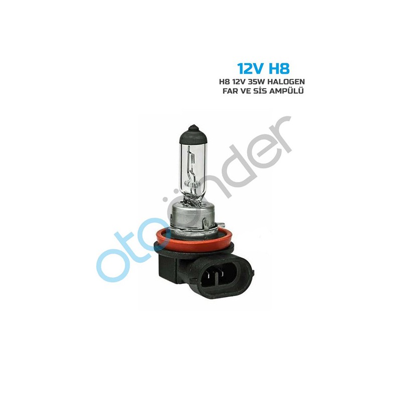 AMPÜL FAR HALOGEN 12V H8 35W SENTİNEL 12V-H8 SENTİNEL