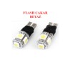 AMPÜL DİPSİZ LED 12V 9 LED FLASH ÇAKAR BEYAZ 4501008 KGN