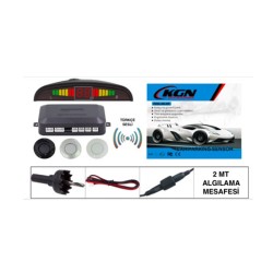 PARK SENSÖRÜ EKRANLI + TR KONUŞAN 4 GÖZLÜ SİYAH KGN 0203004 KGN