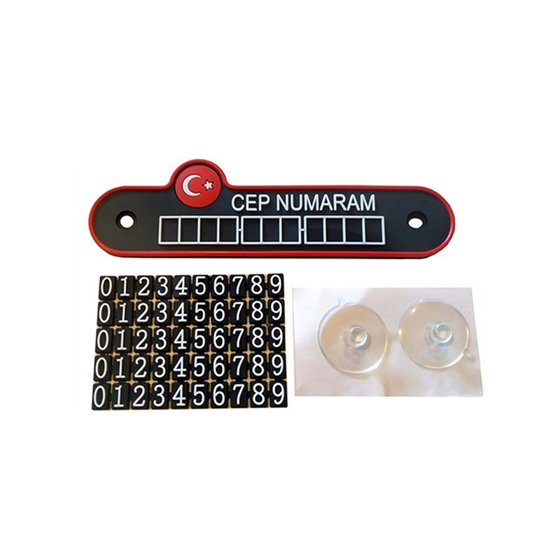 CAM ÖNÜ NUMARATÖR SİLİKONLU 0903009 KGN