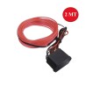 ELASTİK NEON KABLO 2MT SIKIŞTIRMALI 12V KIRMIZI 0803024 KGN