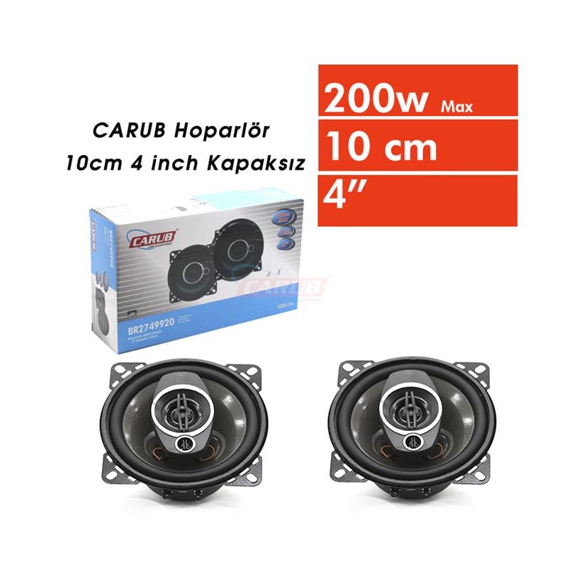 OTO HOPARLÖR YUVARLAK 10CM 2749920 CARUB