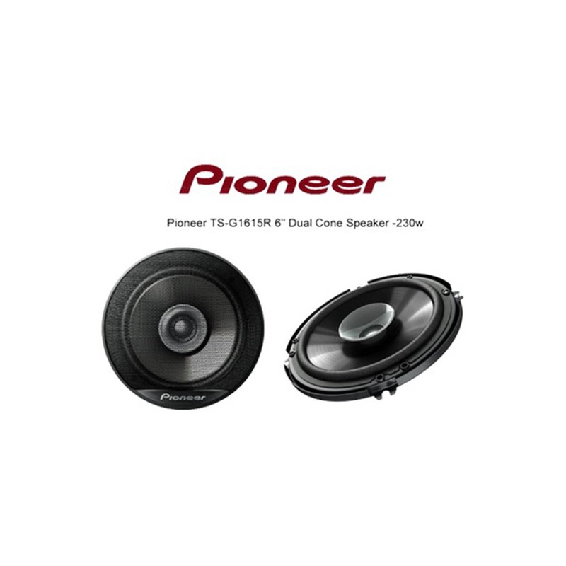 OTO HOPARLÖR YUVARLAK 16CM KAPAKLI PIONEER TS G1615R TS-G1615R PIONEER