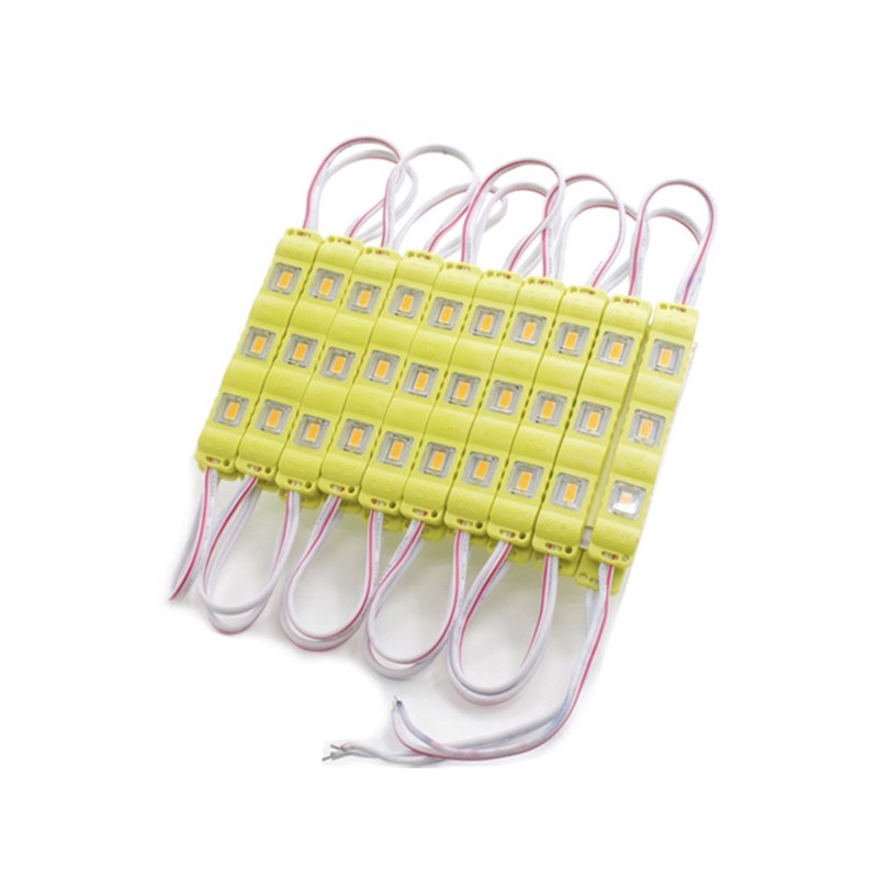 LED LAMBA PARMAK 3 LED ŞEFFAF SARI 12V KGN 0803022 KGN