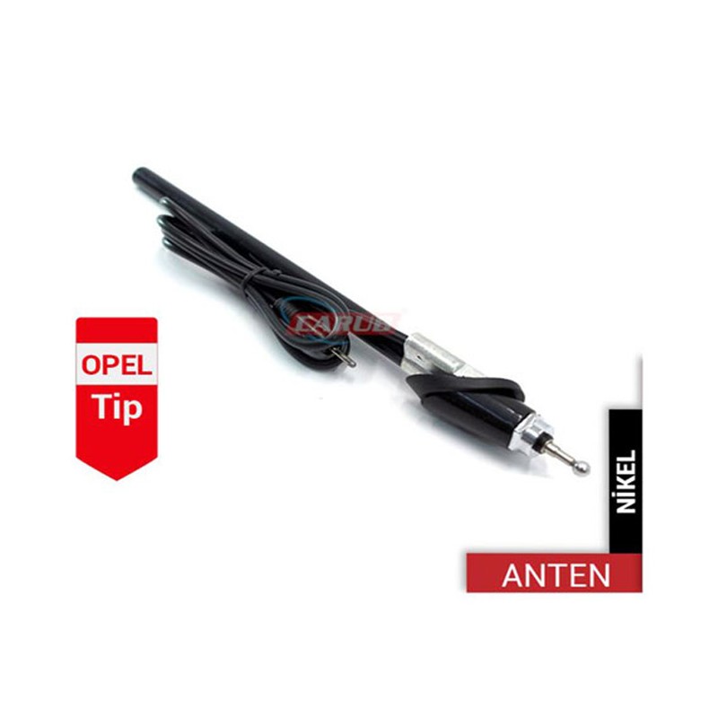 ANTEN ÇAMURLUK GÖMME OPEL TİP NİKELAJLI 100CM TABAN 25CM 0040902 CARUB