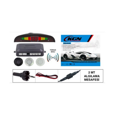 PARK SENSÖRÜ EKRANLI + TR KONUŞAN 4 GÖZLÜ GRİ KGN 0203028 KGN