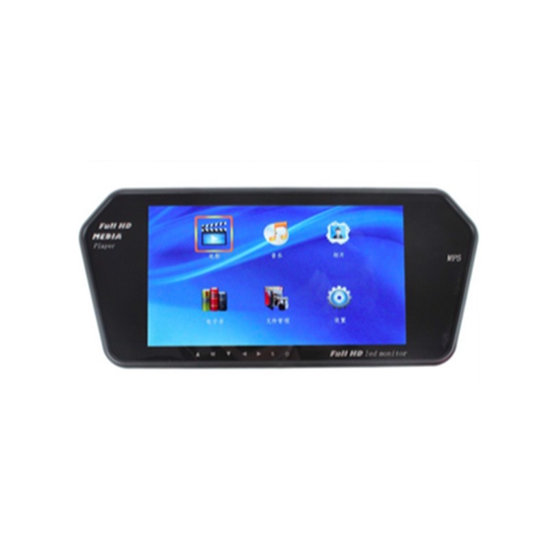 EKRAN 7 AYNA ÜSTÜNE TAKMA BLUETOOTH + USB + MP5 + SD FULL HD KART SC-3