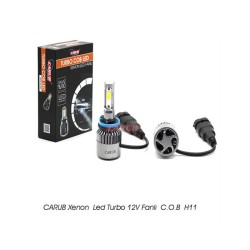 XENON LED TURBO SİLVER FANLI CARUB H1 0410973 CARUB