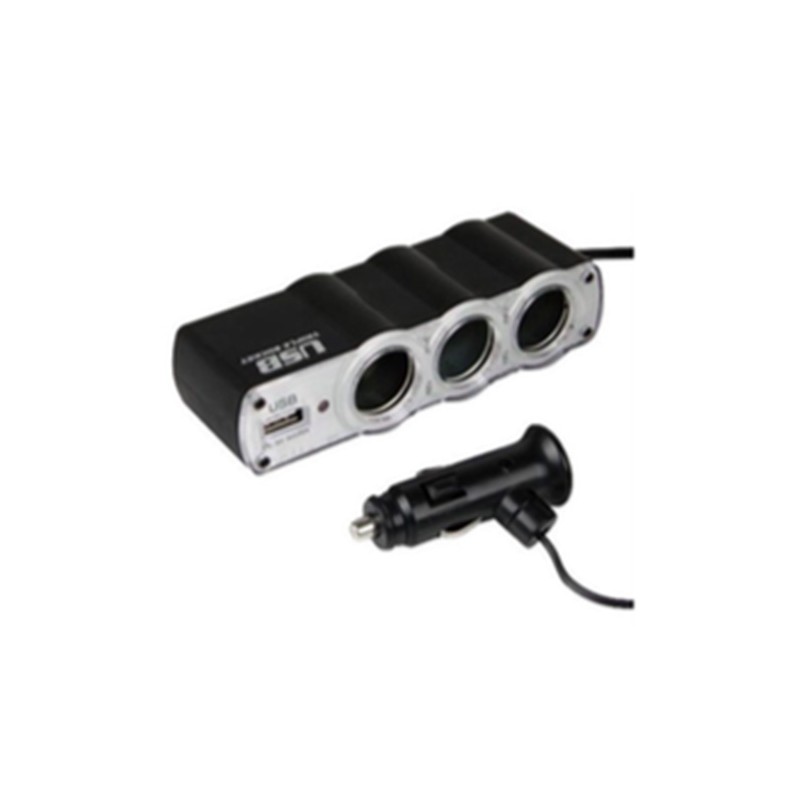 ÇAKMAK SOKETİ KABLOLU 3LÜ USB'Lİ KGN 0900010 KGN