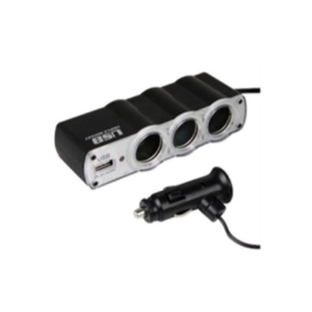ÇAKMAK SOKETİ KABLOLU 3LÜ USB'Lİ KGN 0900010 KGN