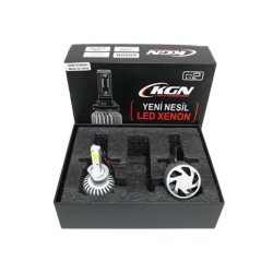 XENON LED TURBO SİLVER H16 6000K FANLI 1.KLT 0106010 KGN