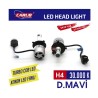 XENON LED TURBO SİLVER FANLI CARUB H4 30000K MAVİ 0411101 CARUB
