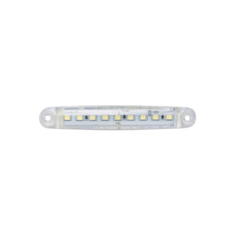 LEDLİ LAMBA PARMAK 9 LED KOMPLE ŞEFFAF KOMPLE ŞEFFAF İNCE TİP BEYAZ 12
