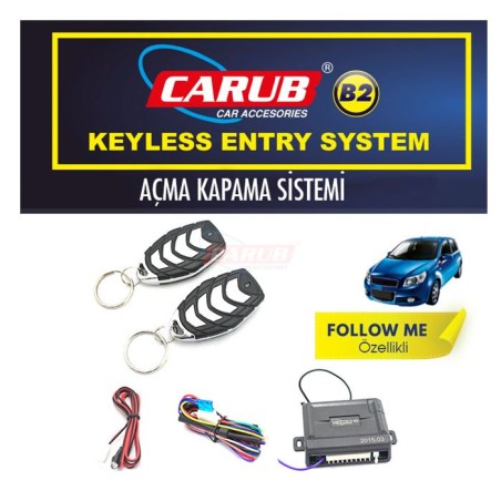 AÇMA KAPAMA UZAKTAN KUMANDA SİN. ÇIKIŞLI BAGAJ AÇMA KROM SİYAH 4602446