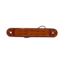 LEDLİ LAMBA ÇİFT SIRA PARMAK LAMBA 12 LED SARI 12-24V FT 330S FT-330S