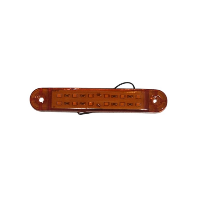 LEDLİ LAMBA ÇİFT SIRA PARMAK LAMBA 12 LED SARI 12-24V FT 330S FT-330S