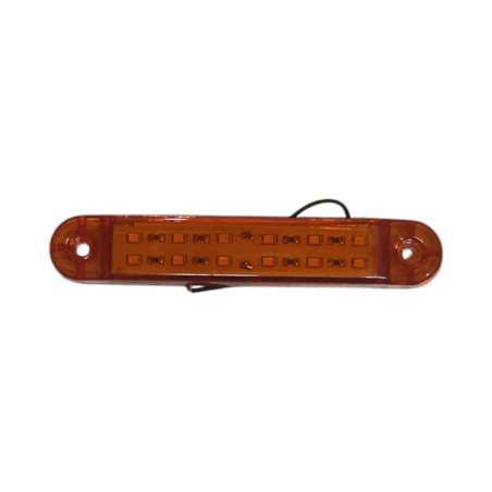 LEDLİ LAMBA ÇİFT SIRA PARMAK LAMBA 12 LED SARI 12-24V FT 330S FT-330S