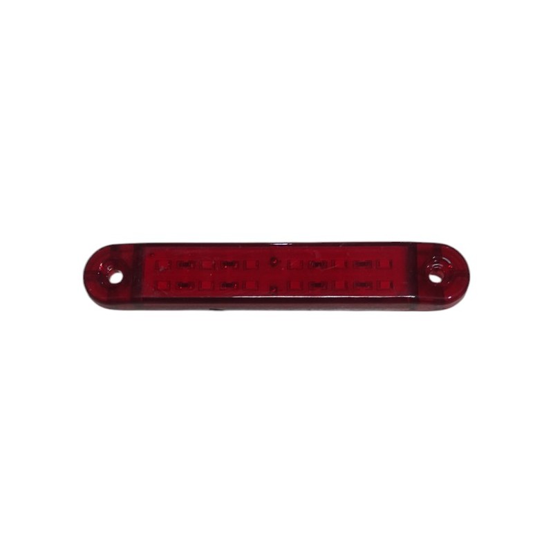 LEDLİ LAMBA ÇİFT SIRA PARMAK LAMBA 12 LED KIRMIZI 12-24V FT 330B FT-33