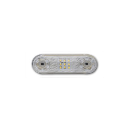 LEDLİ LAMBA UNİVERSAL 18 LED SİNYALLİ BEYAZ 12-24V 115x40MM FT 316B FT