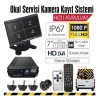 OKUL SERVİS SETİ KAMERA + EKRAN KAYITLI 7 İNC 0015401 CARUB