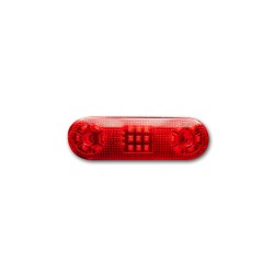 LEDLİ LAMBA UNİVERSAL 18 LED SİNYALLİ KIRMIZI 12-24V 115X40MM FT 316K
