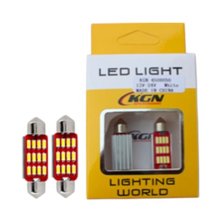AMPÜL SOFİT LED 12-24V 12 LED SMD CANBUS 36MM BEYAZ KGN 4508050 KGN