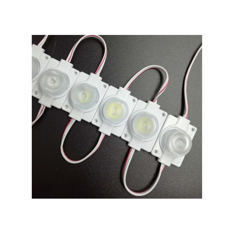 PARMAK LAMBA YUVARLAK TİP COB LEDLİ MERCEKLİ BEYAZ 12V KGN 0803061 KGN