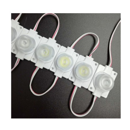 PARMAK LAMBA YUVARLAK TİP COB LEDLİ MERCEKLİ BEYAZ 12V KGN 0803061 KGN