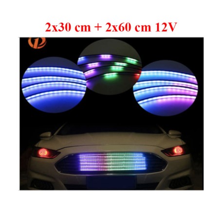 ELASTİK LED PANJUR İÇİ KAYAR IŞIK 2X30CM + 2X60CM 12V KGN 0801011 KGN