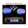 ELASTİK LED PANJUR İÇİ KAYAR IŞIK 2X30CM + 2X60CM 12V KGN 0801011 KGN