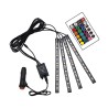 ELASTİK LED AYAK ALTI UZ. KUMANDALI SESE DUYARLI 7 RENK 12V KGN 4PRÇ 0
