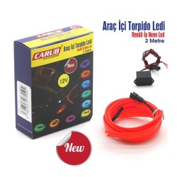 ELASTİK NEON KABLO 2MT SIKIŞTIRMALI 12V KIRMIZI 4327556 CARUB