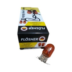 AMPÜL NORMAL DİPSİZ T20 12V 21-5W ÇİFT DUY AMBER TURUNCU GERMANY FLÖSS