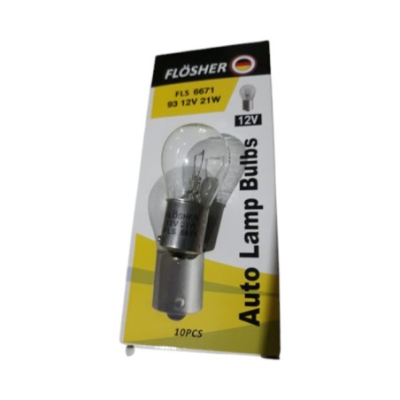 AMPÜL NORMAL 12V 93 21W P21W FLÖSSER FLS 6671 FLS-6671 FLÖSHER