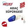 OTO ARAÇ SÜPÜRGESİ ÇAKMAKTAN 12V SİYAH MAVİ 0909001 CARUB
