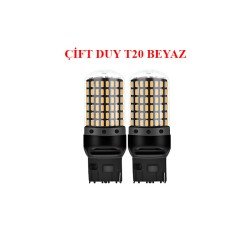 AMPÜL DİPSİZ LED 12V T20 21-5W ÇİFT 36 LED SMD CANBUS BEYAZ KGN 450400
