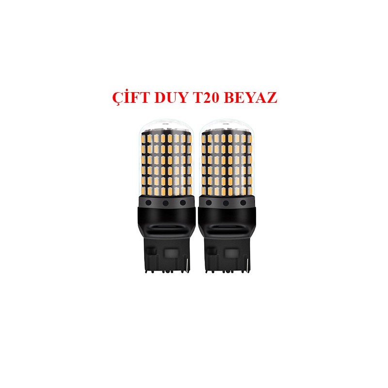 AMPÜL DİPSİZ LED 12V T20 21-5W ÇİFT 36 LED SMD CANBUS BEYAZ KGN 450400