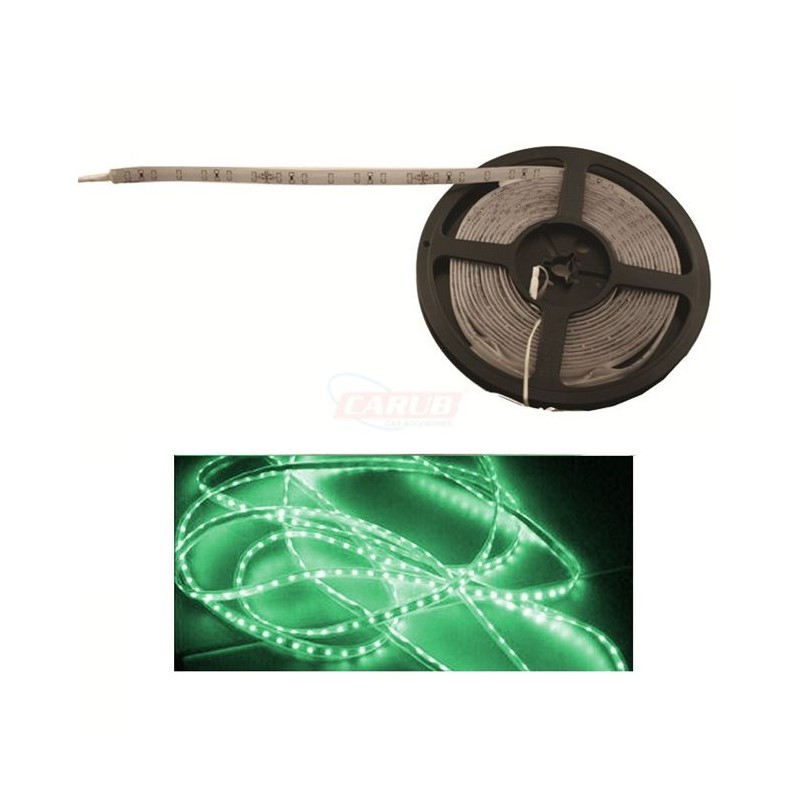 ELASTİK LED SİLİKONLU 5MT 300 LED 12V YEŞİL CARUB 4327488 CARUB