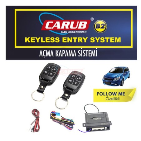 AÇMA KAPAMA SİN. ÇIKIŞLI BAGAJ AÇMA FOLLOW ME 24V SİYAH 4602432 CARUB
