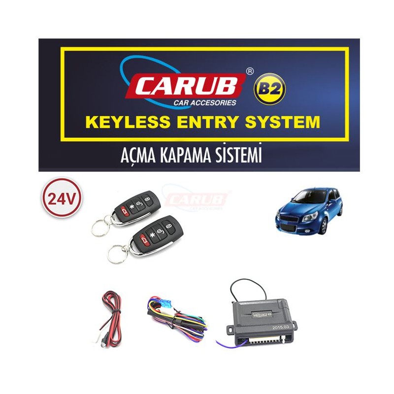 AÇMA KAPAMA SİN. ÇIKIŞLI BAGAJ AÇMA FOLLOW ME 24V KROM 4602119 CARUB