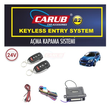 AÇMA KAPAMA SİN. ÇIKIŞLI BAGAJ AÇMA FOLLOW ME 24V KROM 4602119 CARUB